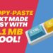 Copy-Paste TEXT Made Easy With A 0.1MB Tool