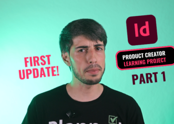 Update#1 Of the InDesign Product Creator Learning Project