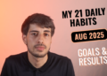 August 2025 Habits: Goals, Reboot & Results