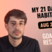 August 2025 Habits: Goals, Reboot & Results